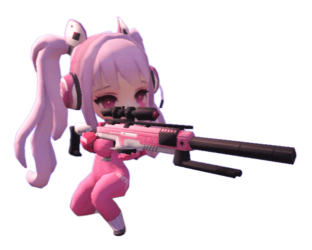 Alice in normal combat (3D model)
